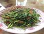 茼蒿炒山药的做法图解3