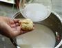 手工面筋稀饭的做法图解6
