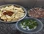 慈菇带炒肉的做法图解1