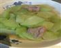 佛手瓜炒肉片的做法图解1