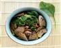 菠菜拌肝的做法图解7