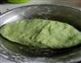 青菜汁馄钝的做法图解3