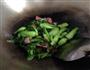 腊肉炒青菜的做法图解7