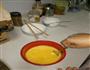 米饭鸡蛋饼的做法图解1