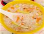 香菇蔬菜虾粥的做法图解3