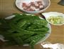 培根荷兰豆的做法图解1