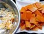 南瓜炒咸蛋的做法图解1