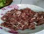 青椒炒肉丝的做法图解1