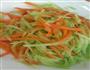 胡萝卜呛笋丝的做法图解3