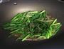 蒜苔炒肉的做法图解2