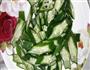 白菇炒秋葵的做法图解2