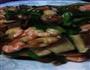 鲜虾炒韭菜的做法图解4