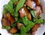 扁豆炒腊肉的做法图解3