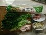 青菜冬笋肉丝面的做法图解1