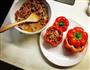 芝士肉馅红灯椒的做法图解4