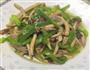 青椒肉丝炒茶树菇的做法图解4