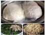荠菜香菇豆腐包/豆沙包的做法图解1