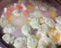 香菜虾丸子胡萝卜豆腐汤的做法图解6