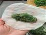 虾泥鸡肉荠菜卷的做法图解5
