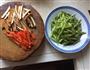 四季豆香干炒肉丝的做法图解2
