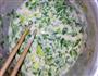 芹菜叶鸡蛋饼的做法图解4