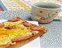 简单 5分钟 芝士超多的早餐披萨的做法图解7