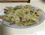 花菜炒肉的做法图解1