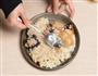 椒香鱼片铁盘焗饭的做法图解3