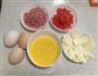 火腿番茄奶酪鸡蛋卷的做法图解1