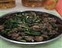 鸭肉炒蒜苗的做法图解3
