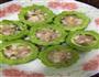 苦瓜肉末圈的做法图解2