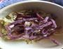 葱油荔芋蒸腊味-附赠-酸甜山楂白菜丝的做法图解12