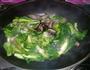 咸肉炒青菜苔的做法图解4