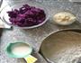 紫薯花朵酒酿馒头-中式面点的做法图解2