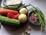 葱香肉片炒杂蔬的做法图解1