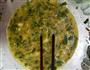 荠菜鸡蛋饼的做法图解4