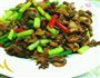 泡椒蒜薹炒鸡胗的做法图解1