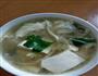 早餐-鲜菇豆腐汤+烤紫薯+油条麻圆+酱香饼的做法图解1
