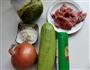 烤西葫芦酿肉的做法图解1