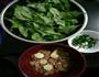 枸杞叶瘦肉粥的做法图解2