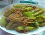 肉沫虎皮尖椒的做法图解4