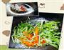 藜蒿炒肉的做法图解3