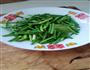 蒜台炒肉的做法图解2