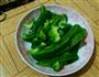 青椒炒花甲的做法图解2