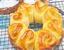 奶黄花环面包的做法图解20