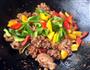 彩椒菊花鸡胗的做法图解14
