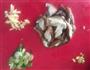 香菇油面筋炒小白菜的做法图解1