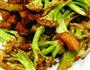 五花肉炒花菜的做法图解6