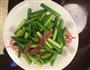咸肉蒜苔的做法图解2