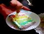 彩虹蛋糕裱花的做法图解12